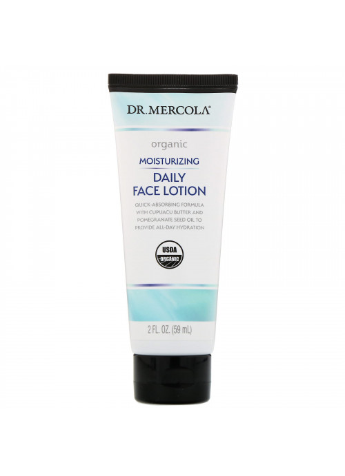 Dr. Mercola, Organic Moisturizing Daily Face Lotion, 2 fl oz (59 ml)
