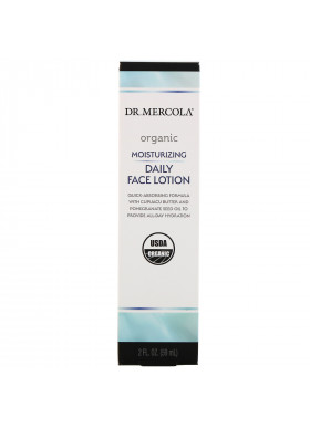 Dr. Mercola, Organic Moisturizing Daily Face Lotion, 2 fl oz (59 ml)