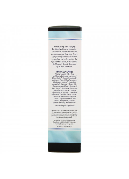 Dr. Mercola, Organic Moisturizing Overnight Face Cream, 2 fl oz (59 ml)