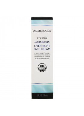 Dr. Mercola, Organic Moisturizing Overnight Face Cream, 2 fl oz (59 ml)
