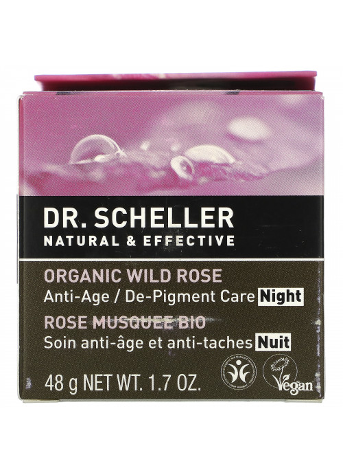 Dr. Scheller, Anti-Age / De-Pigment Care, Night, Organic Wild Rose, 1.7 oz (48 g)
