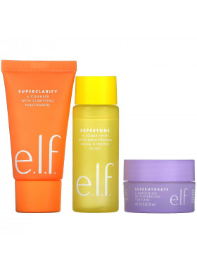 E.L.F., Supers Skincare Mini Trio, 3 Piece Set