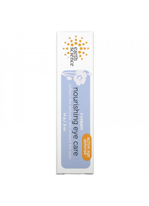 Earth Science, Active Age Defense, i-Cream, Nourishing Eye Care, .5 oz (14 g)