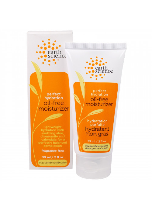 Earth Science, Perfect Hydration, Oil-Free Moisturizer, Fragrance Free, 2 fl oz (59 ml)