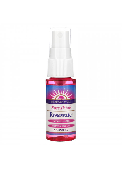 Heritage Store, Rose Petals, Rosewater, 1 oz (30 ml)