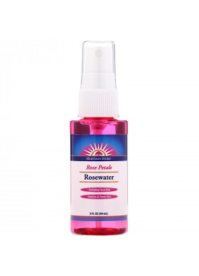 Heritage Store, Rosewater, Atomizer Mist Sprayer, Rose Petals, 2 fl oz (59 ml)