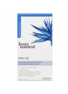 InstaNatural, Emu Oil, Body Treatment,  4 fl oz (120 ml)
