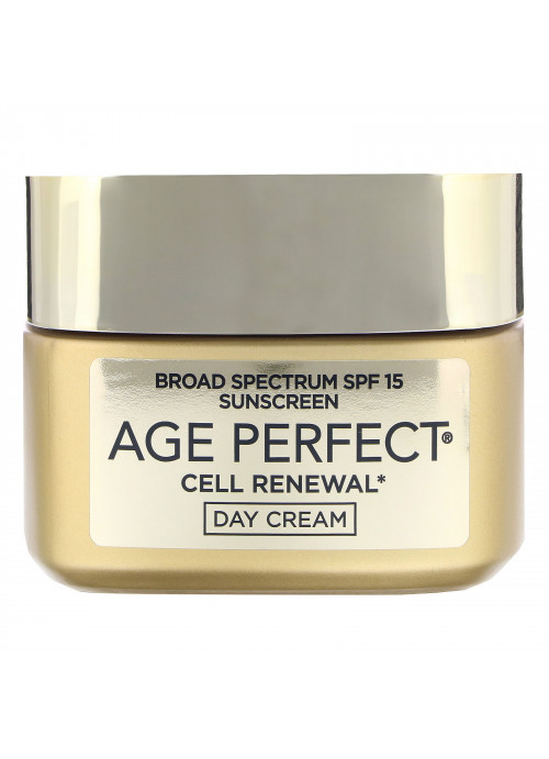 L'Oreal, Age Perfect Cell Renewal, Skin Renewing Day Cream Moisturizer, SPF 15, 1.7 oz (48 g)