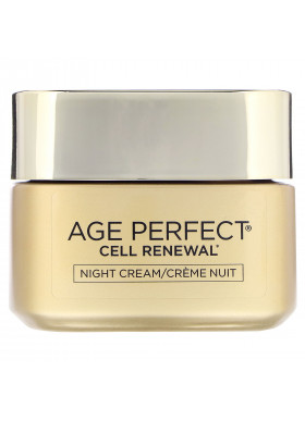 L'Oreal, Age Perfect Cell Renewal, Skin Renewing Night Cream Moisturizer, 1.7 oz (48 g)
