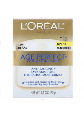 L'Oreal, Age Perfect, Day Cream, SPF 15, 2.5 oz (70 g)