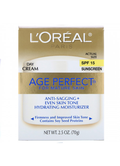 L'Oreal, Age Perfect, Day Cream, SPF 15, 2.5 oz (70 g)