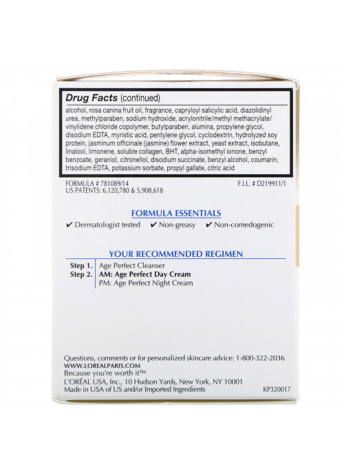 L'Oreal, Age Perfect, Day Cream, SPF 15, 2.5 oz (70 g)