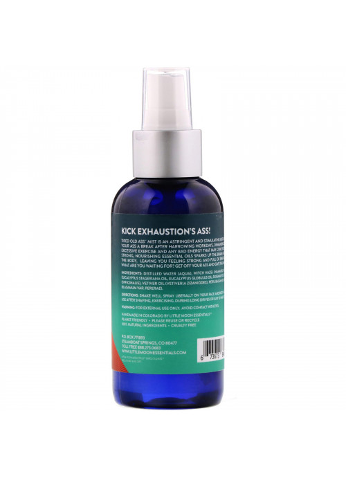 Little Moon Essentials, Tired Old Ass, Overcome Exhaustion Mist, 4 fl oz (118 ml)