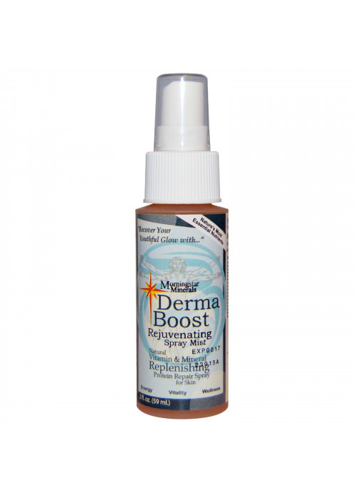 Morningstar Minerals, Derma Boost Rejuvenating Spray Mist, 2 fl oz (59 ml)