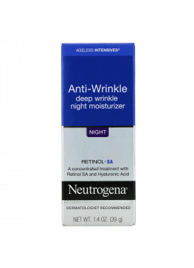 Neutrogena, Anti-Wrinkle Deep Wrinkle Night Moisturizer, Night, 1.4 oz (39 g)