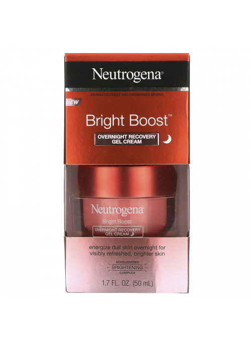 Neutrogena, Bright Boost, Overnight Recovery Gel Cream, 1.7 fl oz (50 ml)