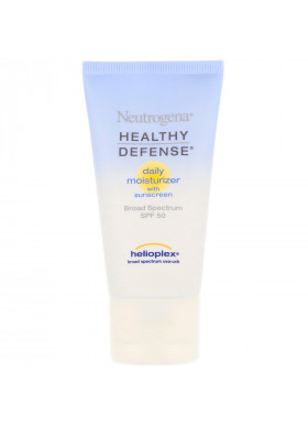 Neutrogena, Healthy Defense, Daily Moisturizer with Sunscreen, Broad Spectrum SPF 50, 1.7 fl oz (50 ml)
