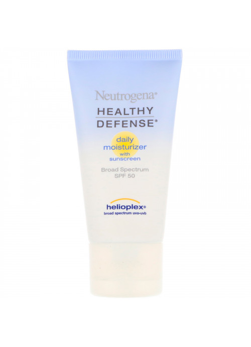 Neutrogena, Healthy Defense, Daily Moisturizer with Sunscreen, Broad Spectrum SPF 50, 1.7 fl oz (50 ml)
