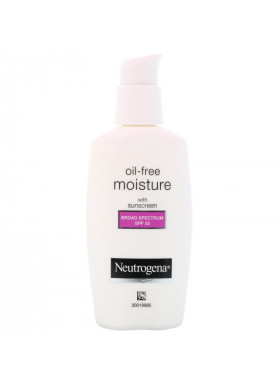 Neutrogena, Oil Free Moisture, Facial Moisturizer with UVA/UVB Protection, Broad Spectrum SPF 35, 2.5 fl oz (73 ml)