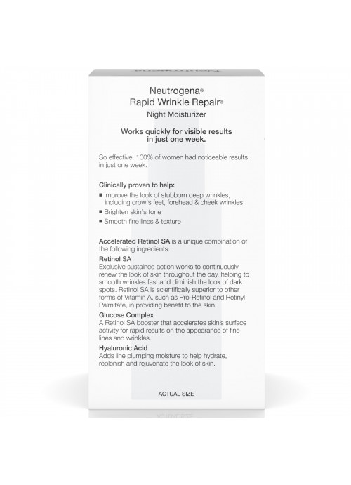 Neutrogena, Rapid Wrinkle Repair, Moisturizer, Night, 1 fl oz (29 ml)