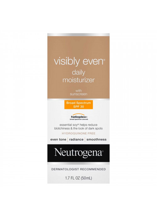 Neutrogena, Visibly Even, Daily Moisturizer with Sunscreen, SPF 30, 1.7 fl oz (50 ml)