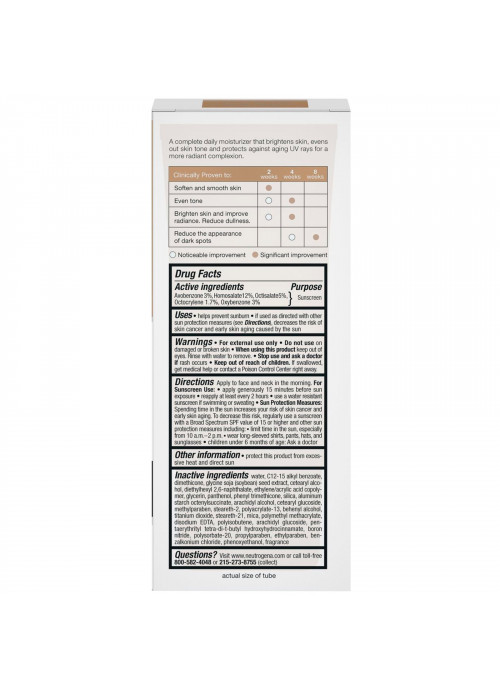 Neutrogena, Visibly Even, Daily Moisturizer with Sunscreen, SPF 30, 1.7 fl oz (50 ml)