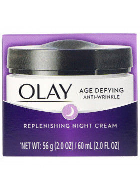 Olay, Age Defying, Anti-Wrinkle, Night Cream, 2 fl oz (60 ml)