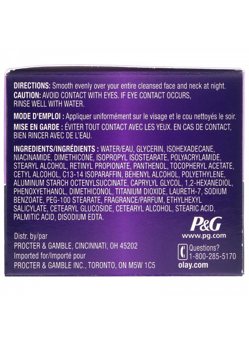 Olay, Age Defying, Anti-Wrinkle, Night Cream, 2 fl oz (60 ml)