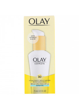 Olay, Complete, UV365 Daily Moisturizer, SPF 30, Sensitive,  2.5 fl oz (75 ml)