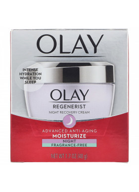 Olay, Regenerist, Night Recovery Cream, Fragrance-Free, 1.7 oz (48 g)