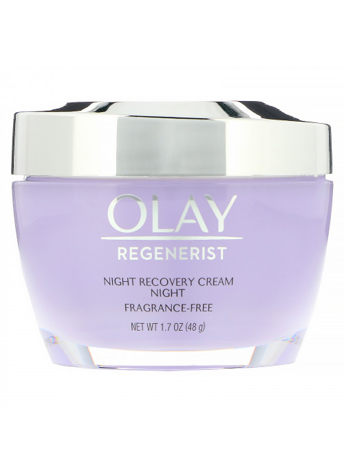 Olay, Regenerist, Night Recovery Cream, Fragrance-Free, 1.7 oz (48 g)