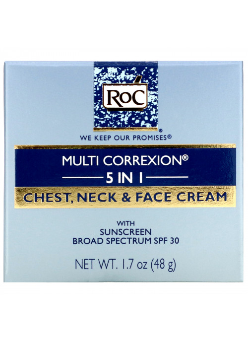 RoC, Multi Correxion 5 in 1, Chest, Neck & Face Cream, 1.7 oz (48 g)