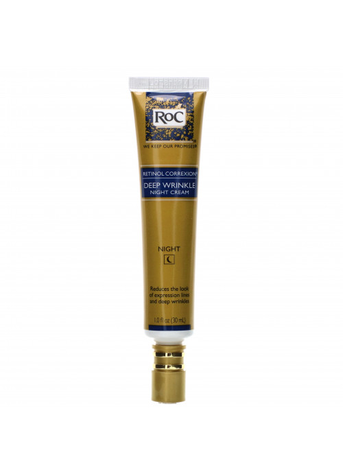 RoC, Retinol Correxion, Deep Wrinkle Night Cream, 1.0 fl oz (30 ml)