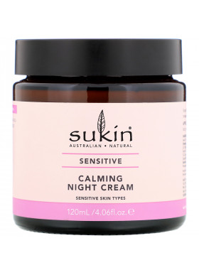 Sukin, Calming Night Cream, Sensitive,  4.06 fl oz (120 ml)