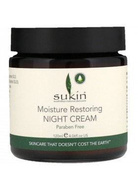 Sukin, Moisture Restoring Night Cream, 4.06 fl oz (120 ml)