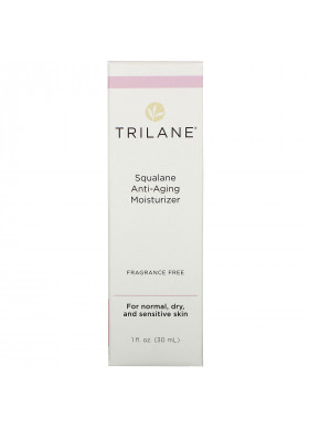 Trilane, Squalane Anti-Aging Moisturizer, Fragrance Free, 1 fl oz (30 ml)