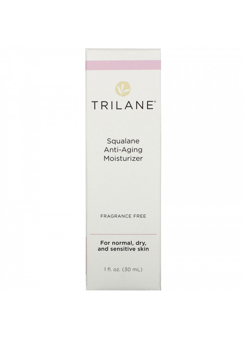Trilane, Squalane Anti-Aging Moisturizer, Fragrance Free, 1 fl oz (30 ml)