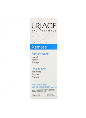 Uriage, Xemose, Face Cream, Fragrance-Free, 1.35 fl oz (40 ml)