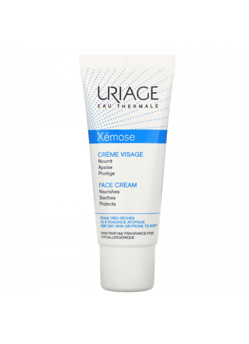 Uriage, Xemose, Face Cream, Fragrance-Free, 1.35 fl oz (40 ml)