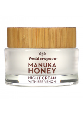 Wedderspoon, Manuka Honey Revitalizing Night Cream with Bee Venom, 1.7 fl oz (50 ml)