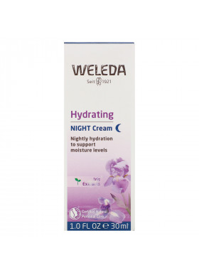 Weleda, Hydrating Night Cream, Iris Extracts, 1.0 fl oz (30 ml)
