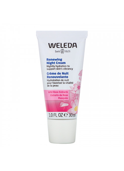 Weleda, Renewing Night Cream, Wild Rose Extracts, 1.0 fl oz (30 ml)