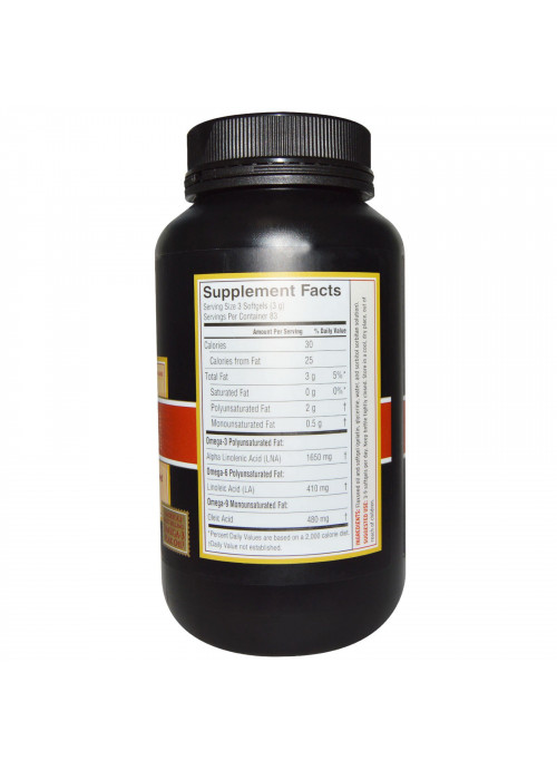 Barlean's, Fresh Flax Oil, 250 Softgels