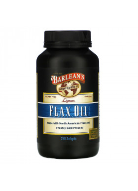 Barlean's, Lignan Flax Oil, 250 Softgels