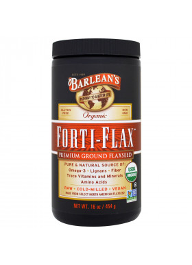 Barlean's, Organic Forti-Flax, Premium Ground Flaxseed, 16 oz (454 g)