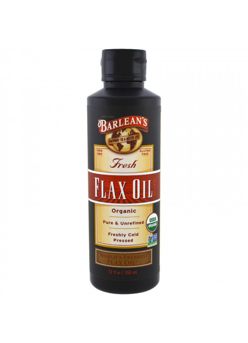 Barlean's, Organic Fresh, Flax Oil, 12 fl oz (355 ml)