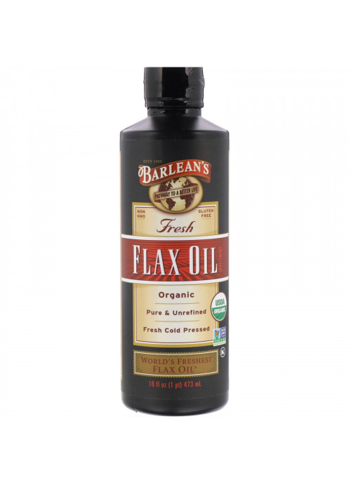 Barlean's, Organic Fresh, Flax Oil, 16 oz (473 ml)