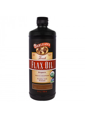 Barlean's, Organic, Fresh Flax Oil, 32 fl oz (946 ml)
