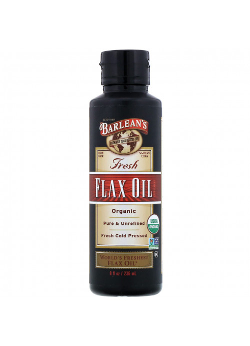 Barlean's, Organic Fresh, Flax Oil, 8 fl oz (236 ml)