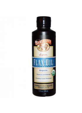 Barlean's, Organic Lignan Flax Oil, 12 fl oz (355 ml)